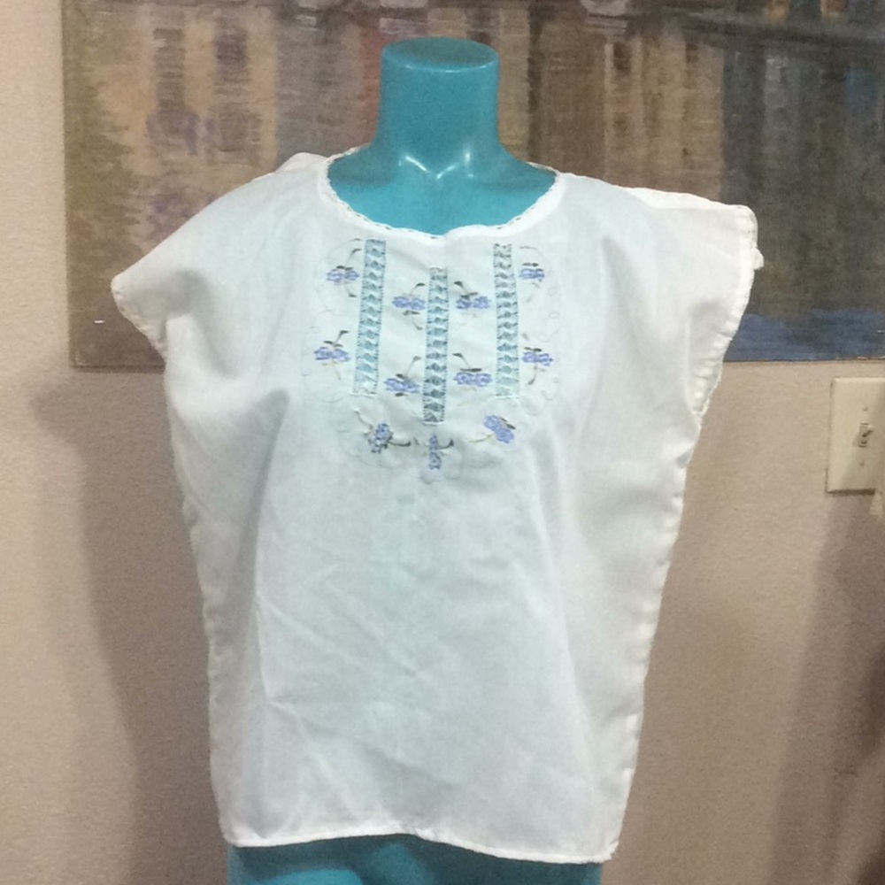 Vintage embroidered top